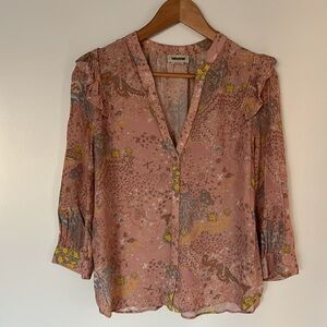 Zadig & Voltaire Tygg Print Glam Rock Shirt